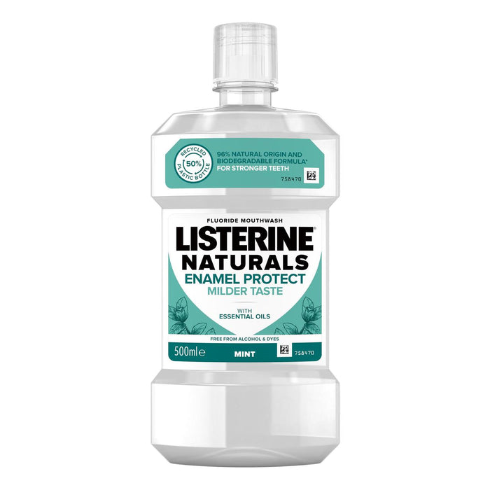 Listerine Naturals émail protégez le rince-bouche 500 ml