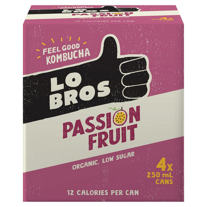 Lo Bros Passion Fruit Multipack 4 x 250 ml