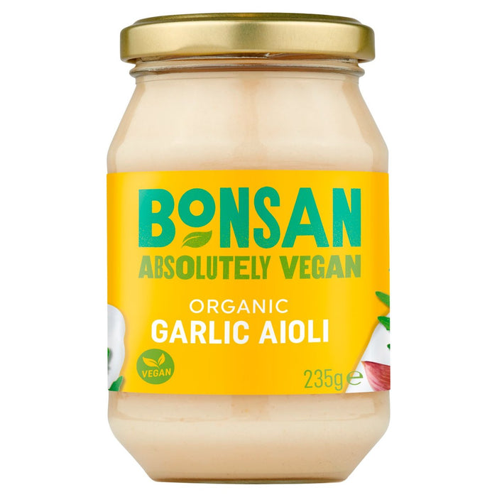 Alioli de ajo vegano orgánico de Bonsan 235G