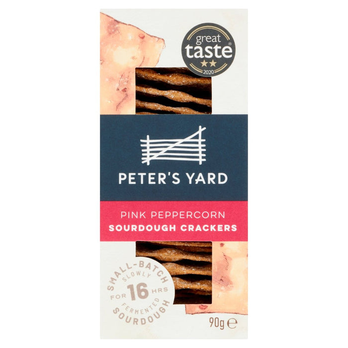 Peter's Yard Pink Peppercorn Crackers Crackers 90g