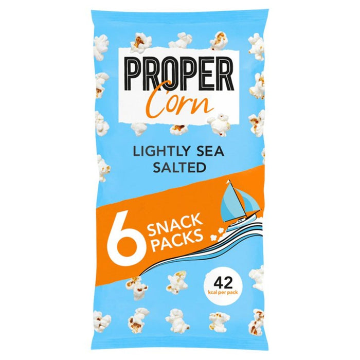 Propercorn Multipack Salted Sea Salted 6 x 10g
