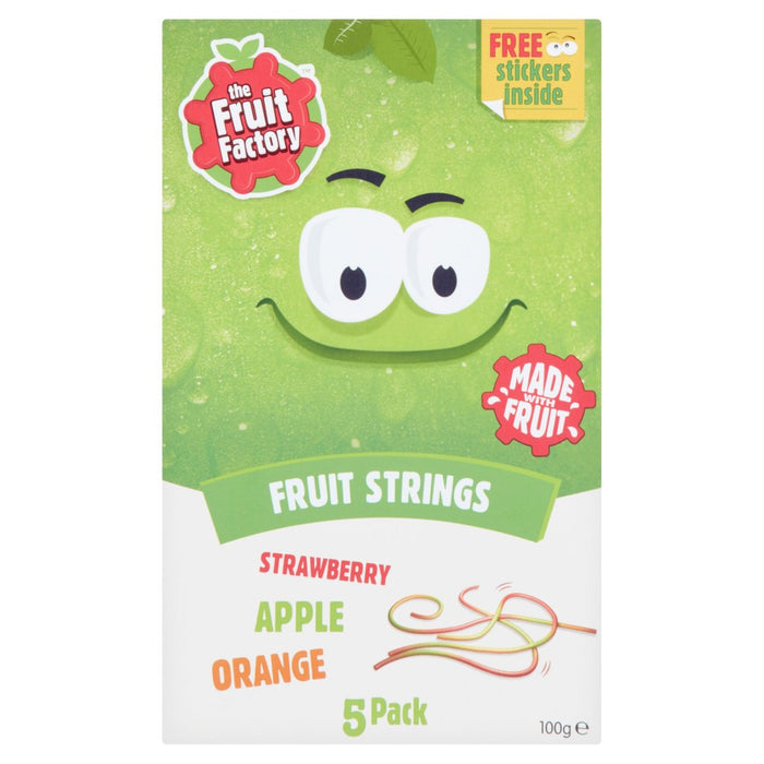 The Fruit Factory Strawberry Apple & Orange Fruit Strings 100g