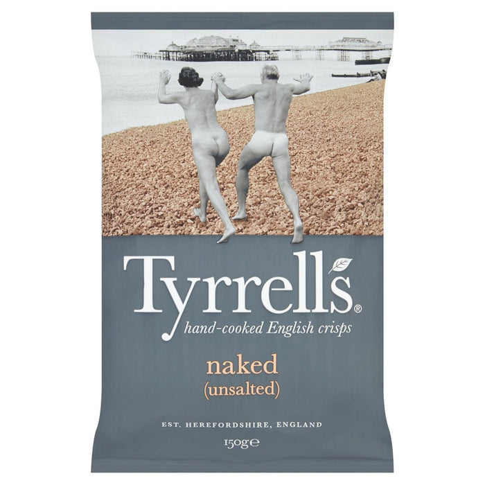 Tyrrells Naked (pas de sel) Crisps non salés 150g