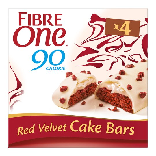 Fibre One Red Velvet Cake Bar 4 x 25g