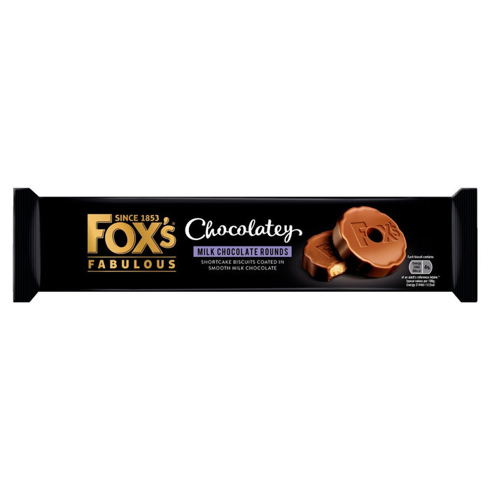 Fox's Chocolatey Chocolate con Leche Redondo 130g 