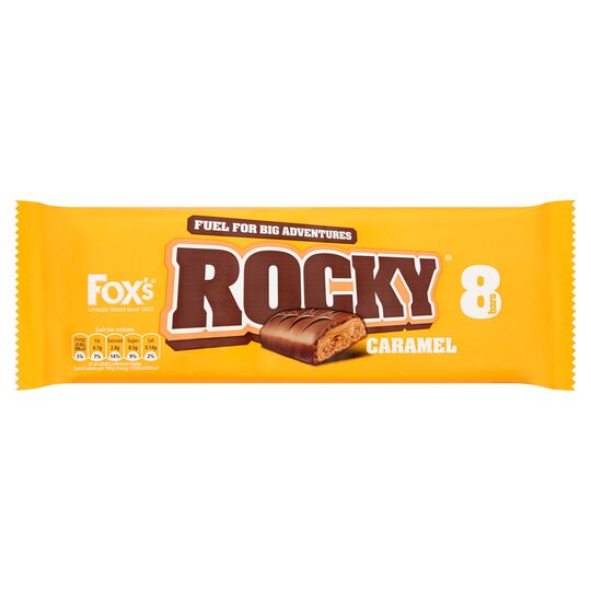 Fox's Rocky Caramel 8 x 21g