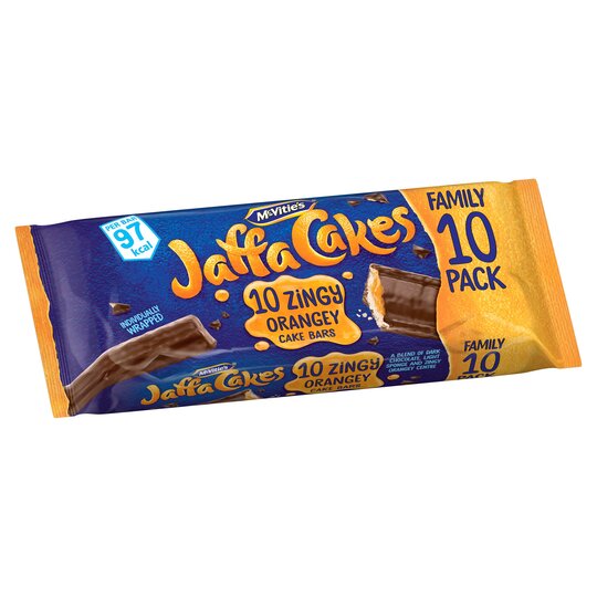 McVities Jaffa Cake Bars 10 Pack