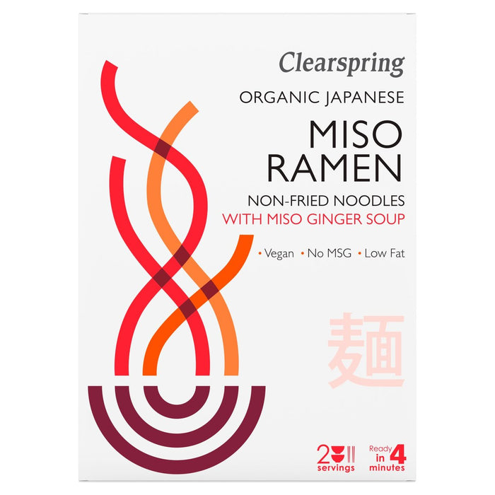كليرسبرينج نودلز ميسو رامين اليابانية مع حساء ميسو بالزنجبيل 210 جرام