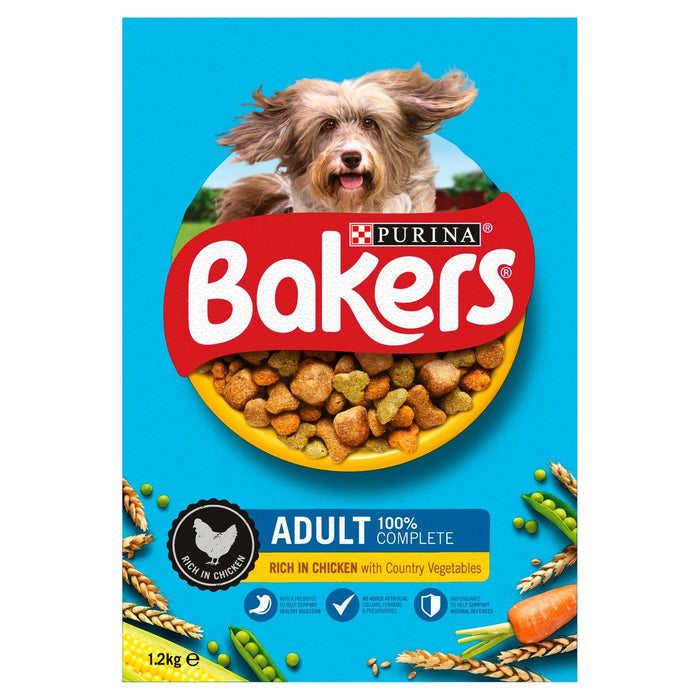 Bakers Adult Dog Aliments Poulet et légumes 1,2 kg