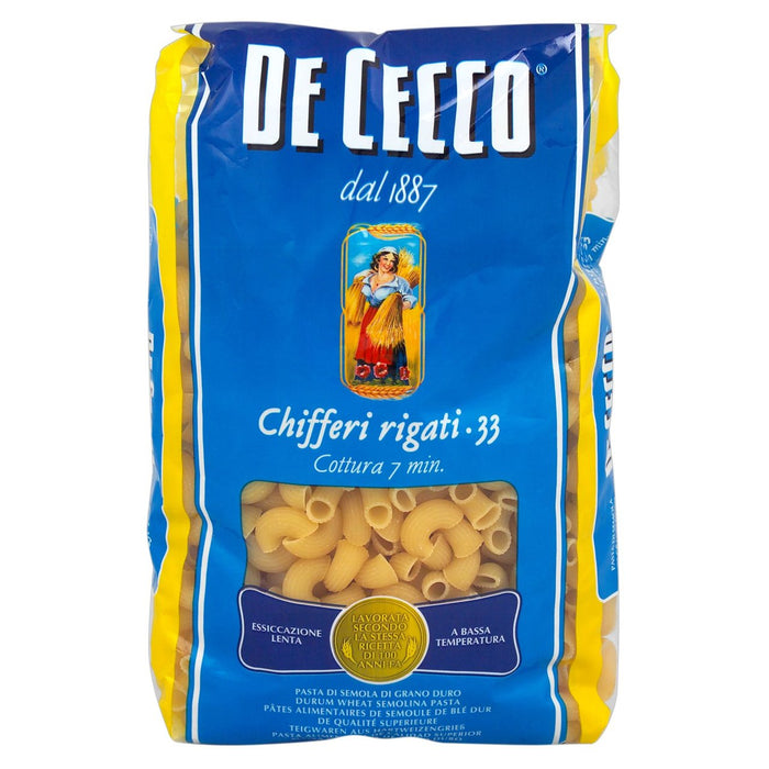 De Cecco Pasta Chifferi Rigati 500g