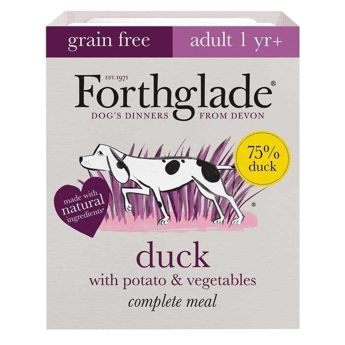Forthglade Adulte Duck, Pommes de terre et légumes GRATUITS 395G