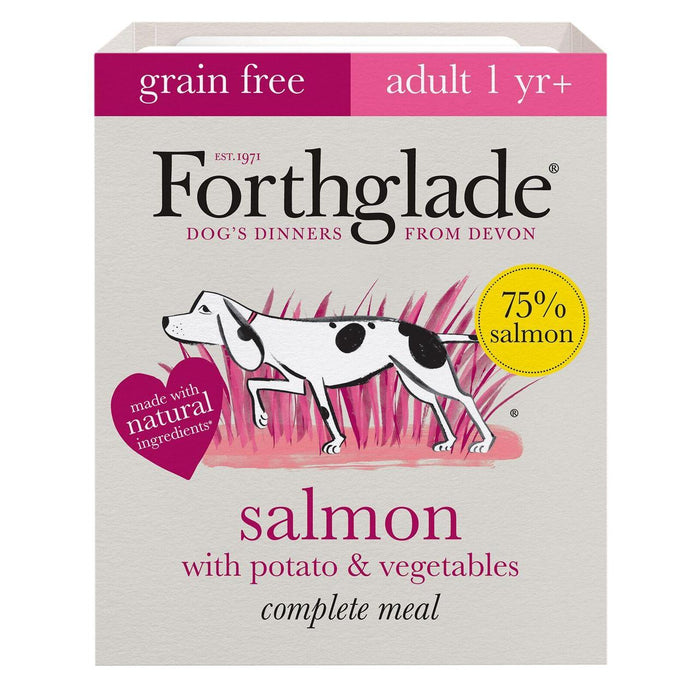 Forthglade Complete Adult Salmon with Potato & Veg Grain Free 395g