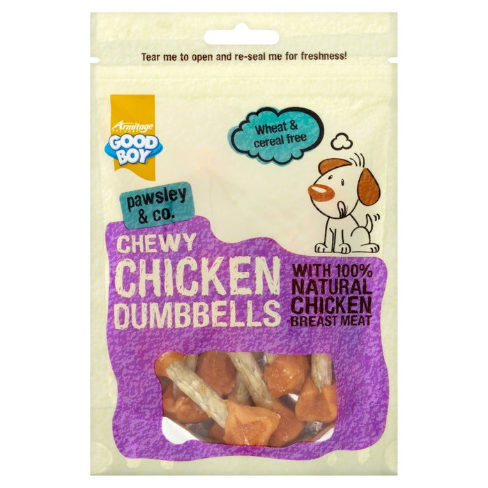Good Boy Chewy Chicken Dumbbells Hund Leckereien 100g