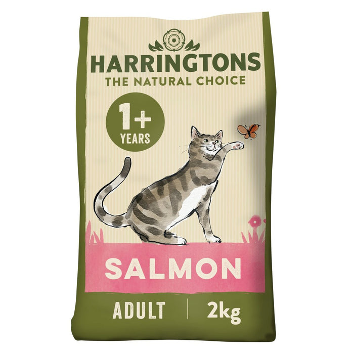 هارينجتونز طعام القطط الكامل بسمك السلمون، 2 كجم