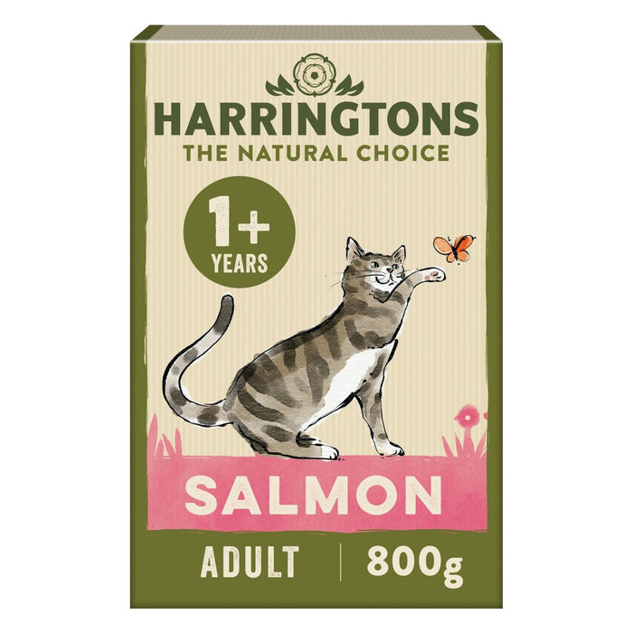 هارينجتونز طعام القطط الكامل بسمك السلمون، 800 جرام