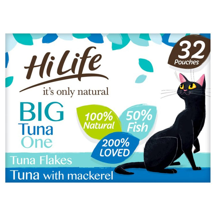 HiLife It's only Natural The Big Tuna One en Gelatina 32 x 70g 