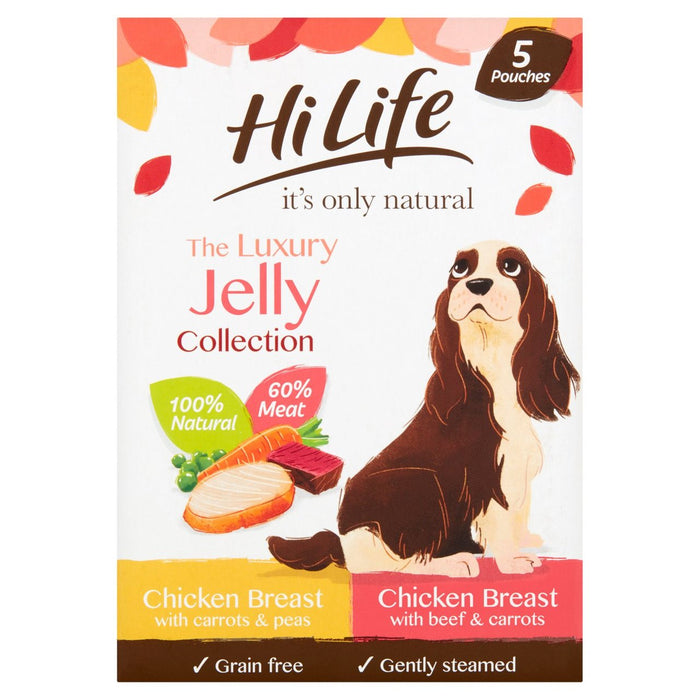 Hilife ist nur natürlich die Jelly -Auswahl 5 x 100 g