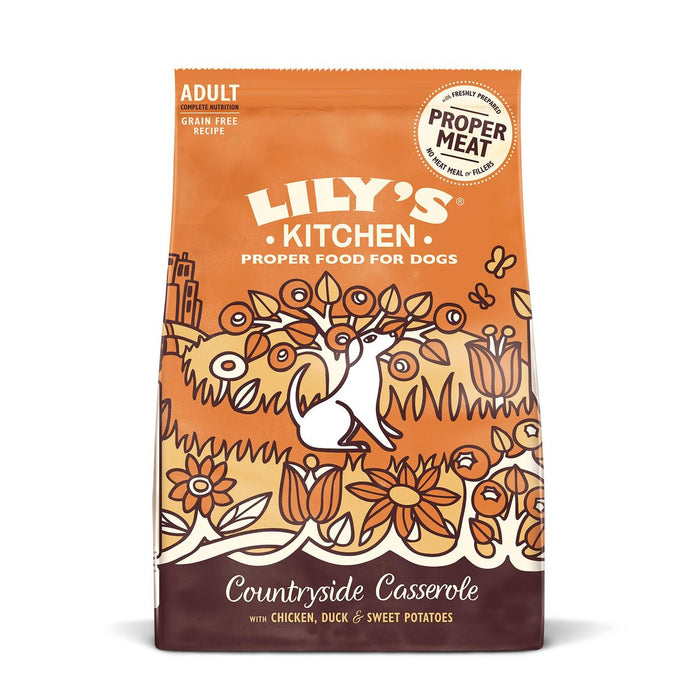 Lily's Kitchen Dog Chicken & Duck Countryside Casserole Adult Dry Food 1kg