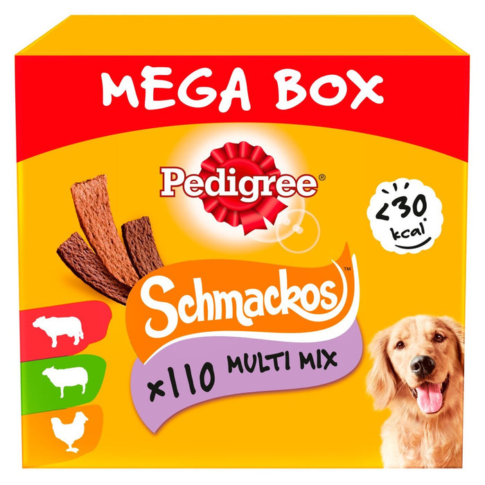 Pedigree Schmackos Dog Treats Meat Variety 110 x 8g