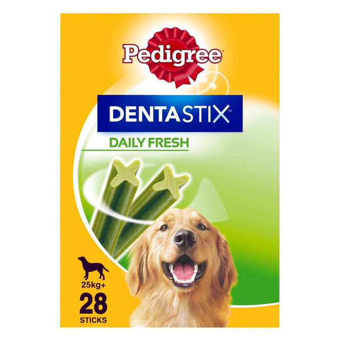 علاج أسنان الكلاب الكبيرة الطازجة يوميًا من بيديجري دينتاستيكس، 28 × 39 جم