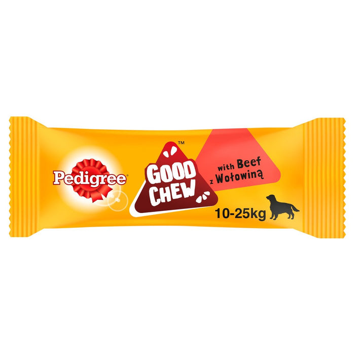 Pedigree Good Chew Low Fat Adult Medium Dog Treat with Beef 88g