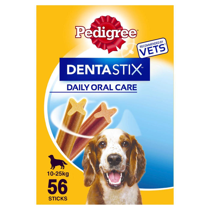 Pedigree dentastix quotidien adulte moyen chiens dentaire gâterie 56 x 26g