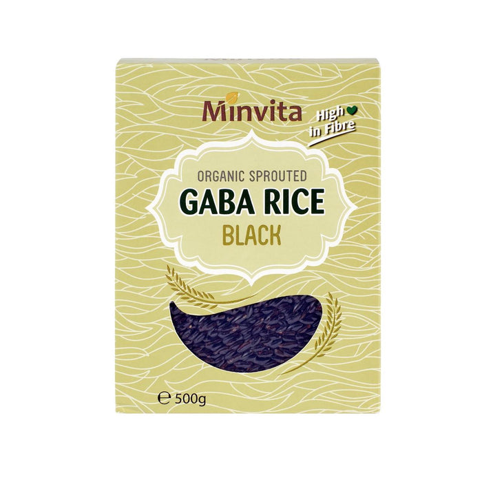 Minvita Bio Sprouted Black GABA Rice 500G