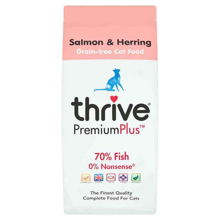 Thrive Premiumplus Saumon et Herring Dry Cat Aliments 1,5 kg