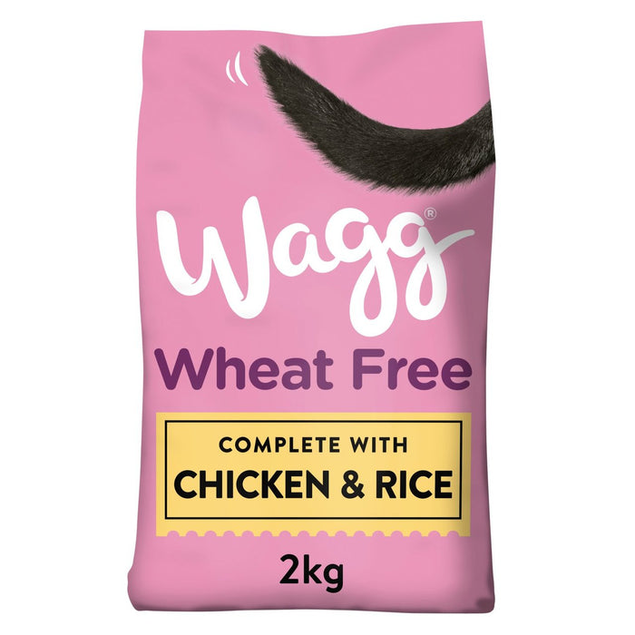 Waggweizenfreies Hund Hühnchen & Reis 2 kg
