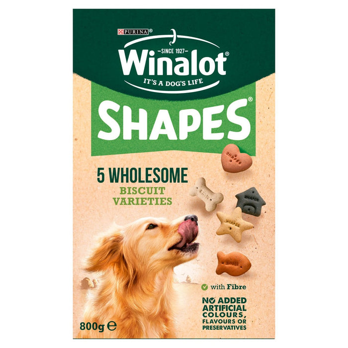 Winalot façonne des biscuits de traitement pour chiens 800g