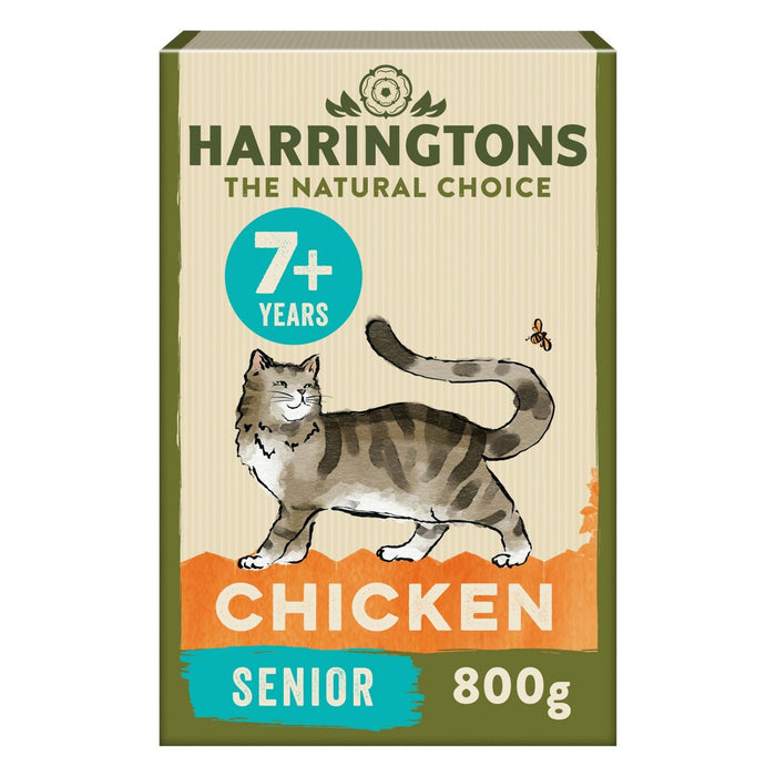Harringtons Senior Complete Pollo Comida para Gatos 800g 