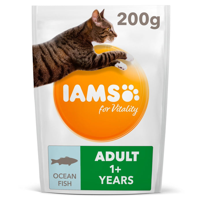IAMS for Vitality Adult Cat Food with Ocean Fish 200g
