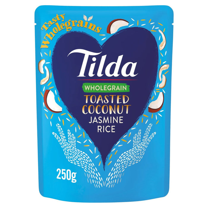 تيلدا - أرز الياسمين المحمص بجوز الهند والحبوب الكاملة 250 جرام