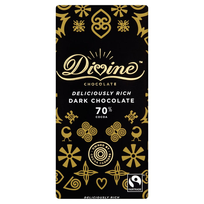 Divine 70% de chocolat noir 90g