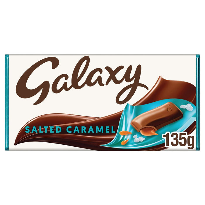 Barra de chocolate de caramelo salado de Galaxy 135g