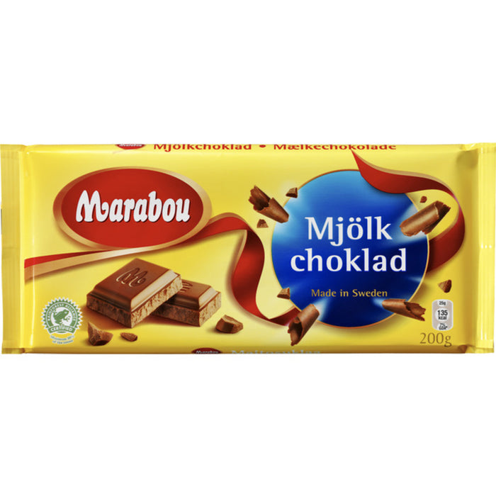 Marabou Mjolkchoklad Milchschokolade 200g