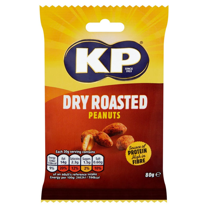 KP Dry Roasted Peanuts 80g