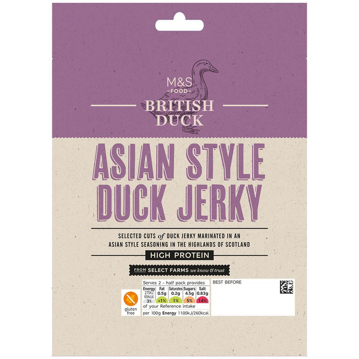 M & S Select Farms Asian Style Duck Jerky 50g