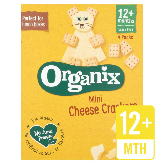 أورجانيكس مقرمشات الجبن العضوية الصغيرة 12 شهرًا + 80 جم