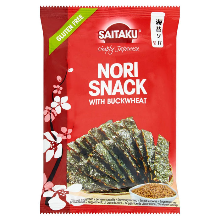 سايتاكو نوري وجبة خفيفة من الأعشاب البحرية مع الحنطة السوداء 20 جرام