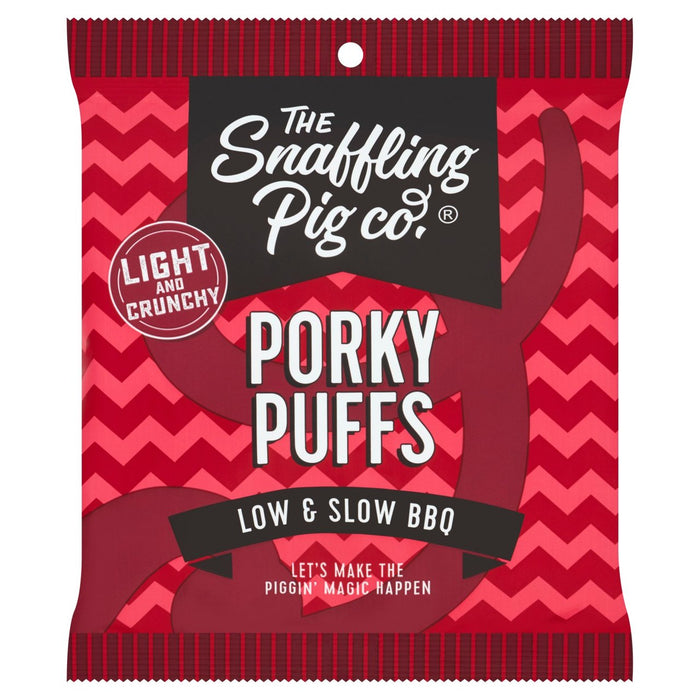 Schnupfling Schwein niedrig und langsam bbq porky puffs 20g