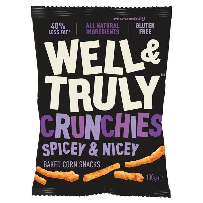 Nun und wirklich Crunchies Spicey & Nicey Share Tasche 100g