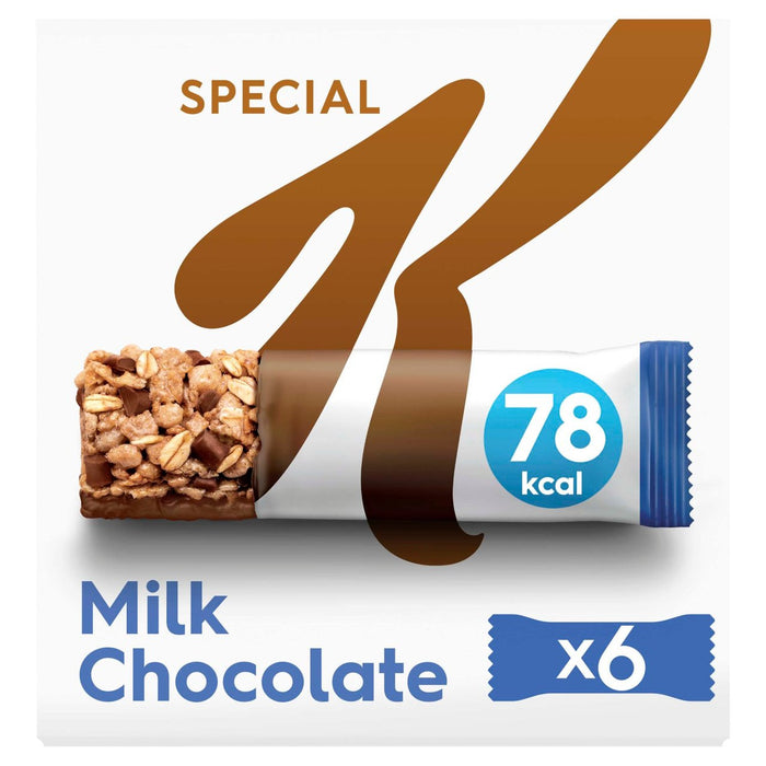 كيلوجز - ألواح حبوب شوكولاتة الحليب الخاصة K 6 × 20 جم