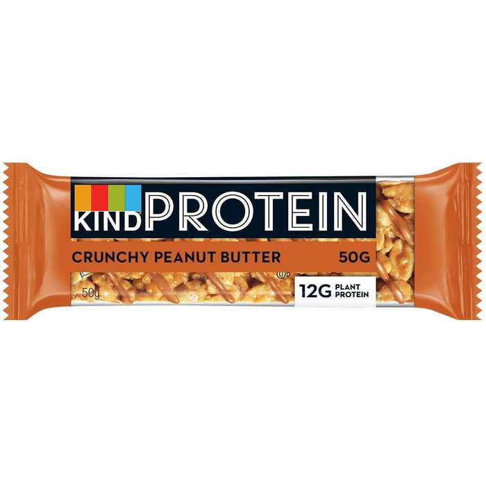 Freundliche Protein knusprig Erdnussbutter Snack Bar 50g