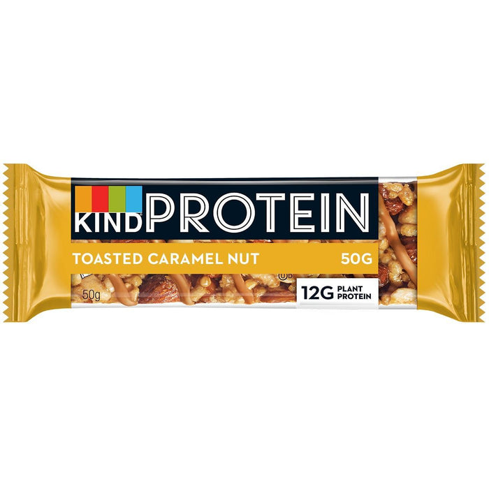 Freundlicher Protein gerösteter Karamell -Nuss -Snack -Riegel 50g