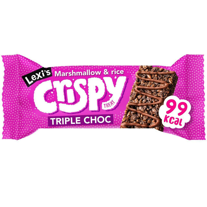 Lexi's Crispy Treat Triple Choc Delight 25g