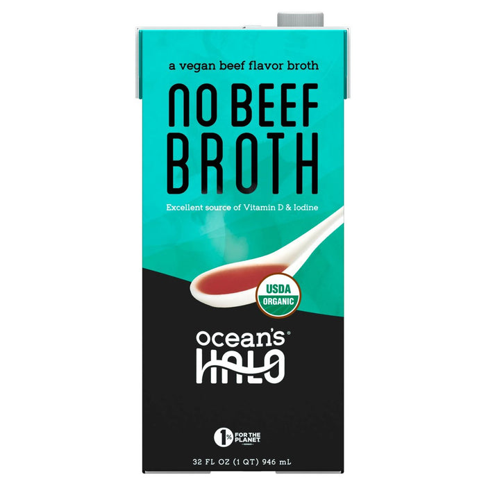 Ocean's Halo Organic No Beef Broth 946g