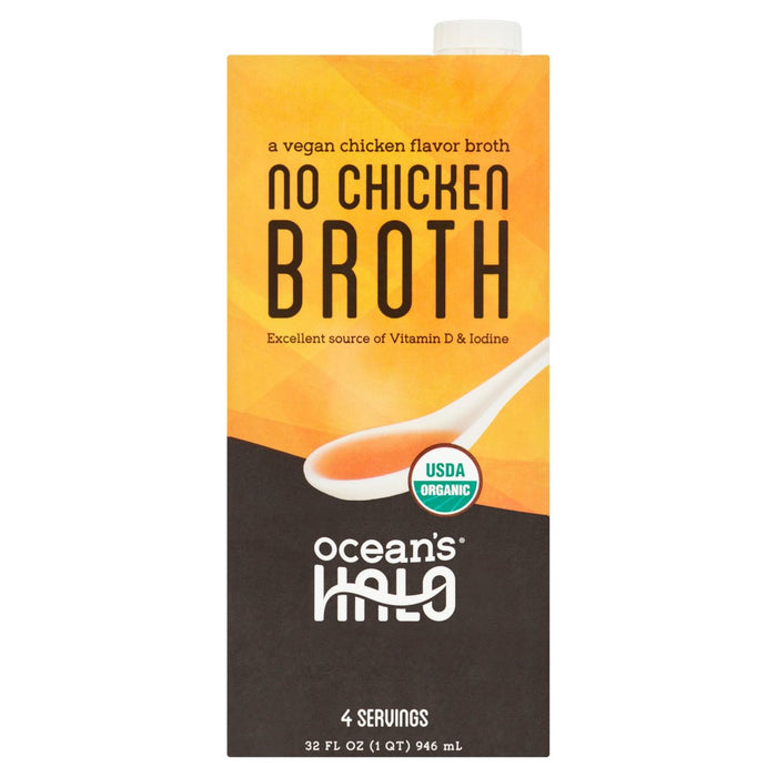 Ocean's Halo Organic No Chicken Broth 946ml
