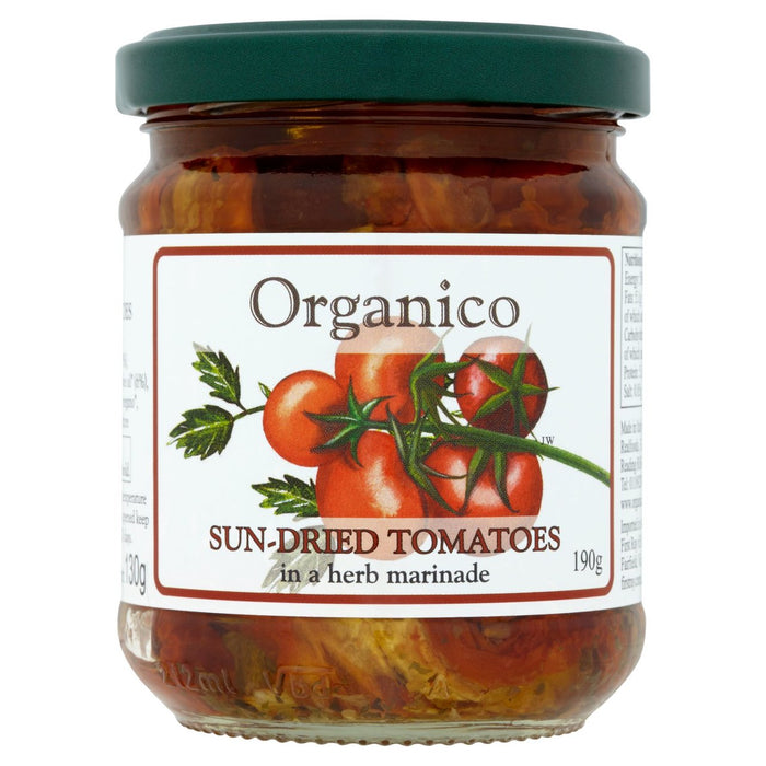 Organico Tomates secos en Herb Marinade 190G