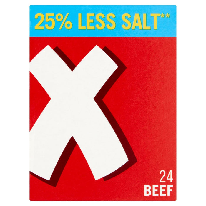 Oxo 24 Reduced Salt Beef Stock Cubes 142g
